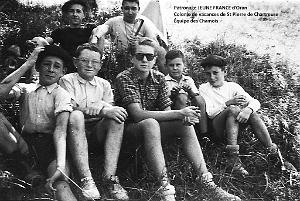 COLO JEUNE FRANCE 1950 equipe des Chamois